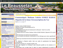 Tablet Screenshot of le-beaussetan.com